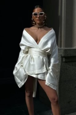 Rio Robe Short Ivory