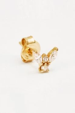 14kt Gold Angel Stud Earring