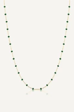 Tibi Necklace Emerald