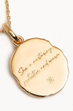 She Is Zodiac Necklace 7 She Is Zodiac Necklace -Chic Boutique Shop n174g18 gold she is cancer zodiac necklace gold 4