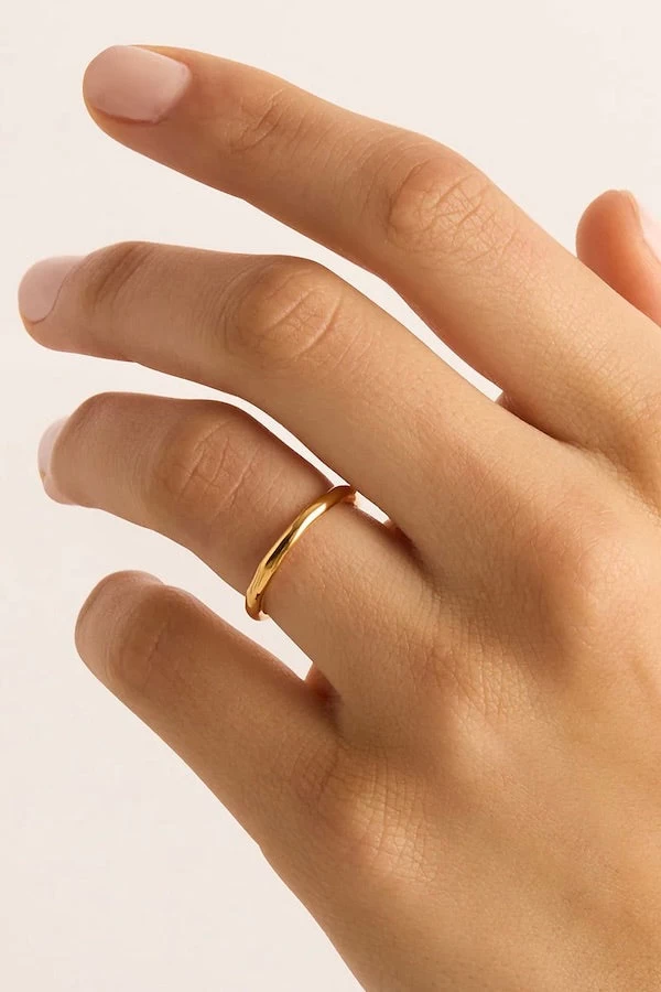 Gold Lover Ring Thin 4 Gold Lover Ring Thin - Image 2