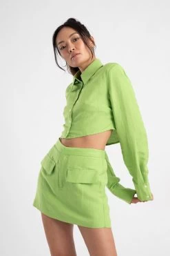 Chic Boutique Shop -Chic Boutique Shop silver apple linen 1067